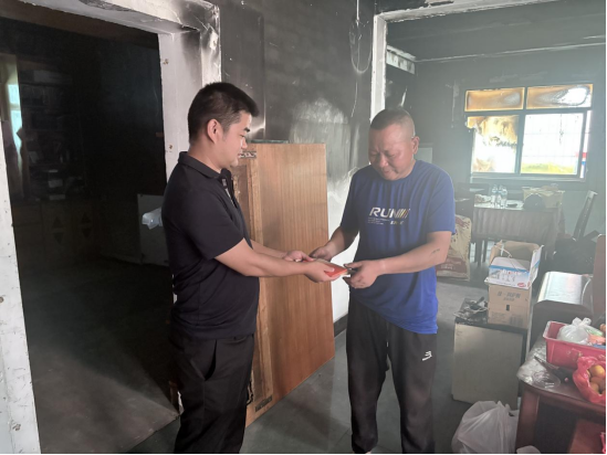 大火无情人有情，帮扶慰问暖人心——修江水利集团慰问火灾受灾职工